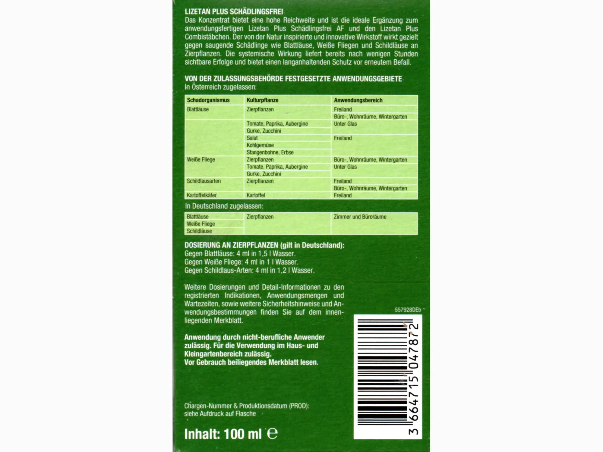 PROTECT GARDEN Lizetan® Plus Schädlingsfrei 100ml (konz.) - Image 2